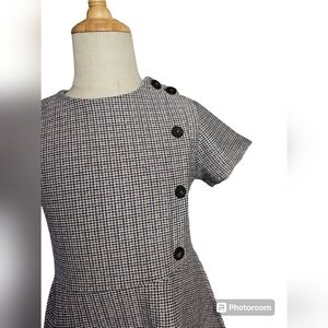 Zara Girls Dress Sz 8 Black Brown